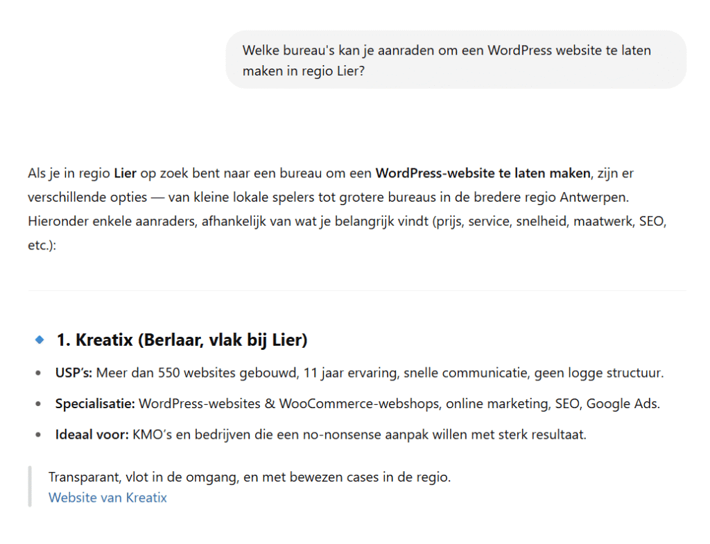 chatgpt vindbaarheid