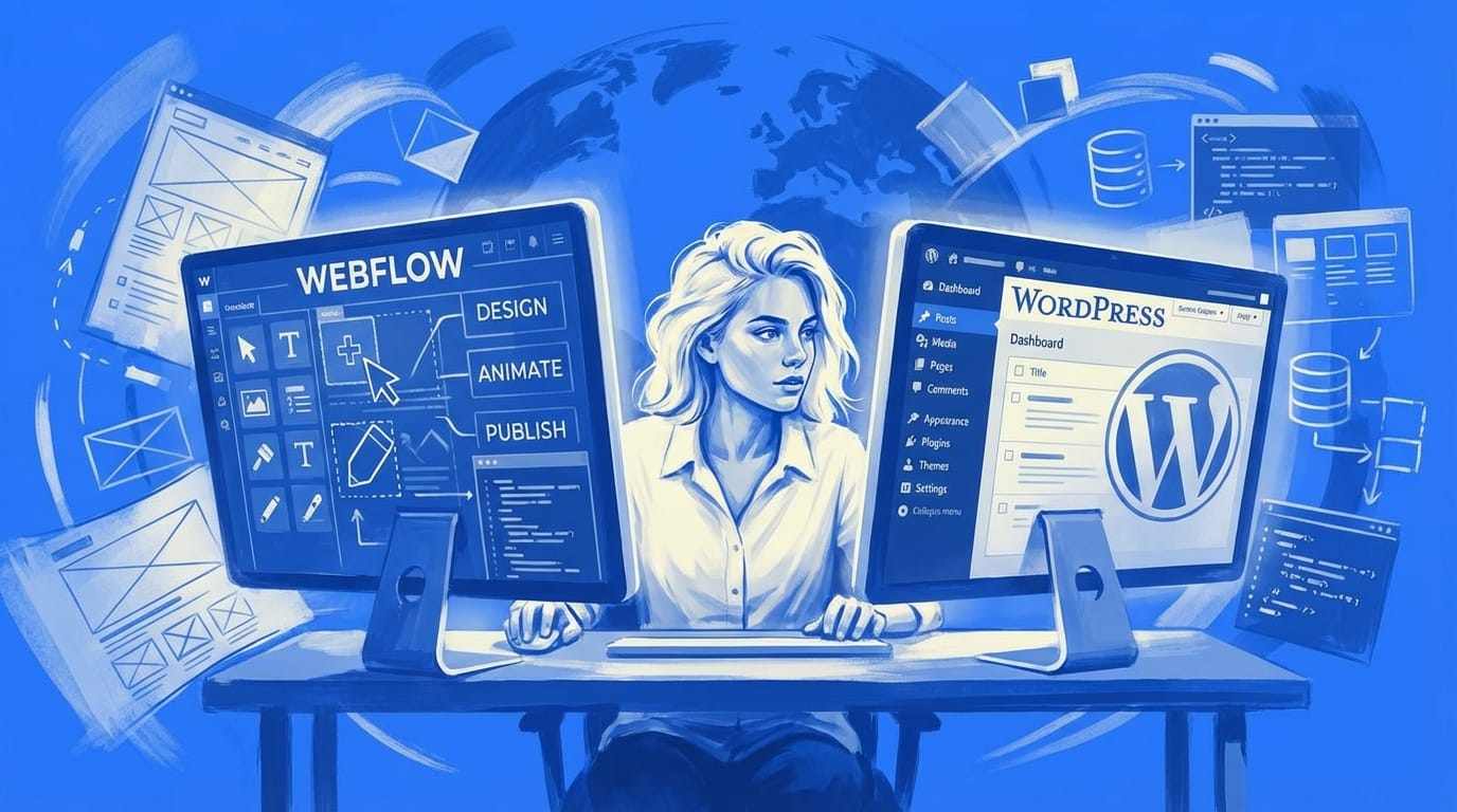 Webflow of WordPress