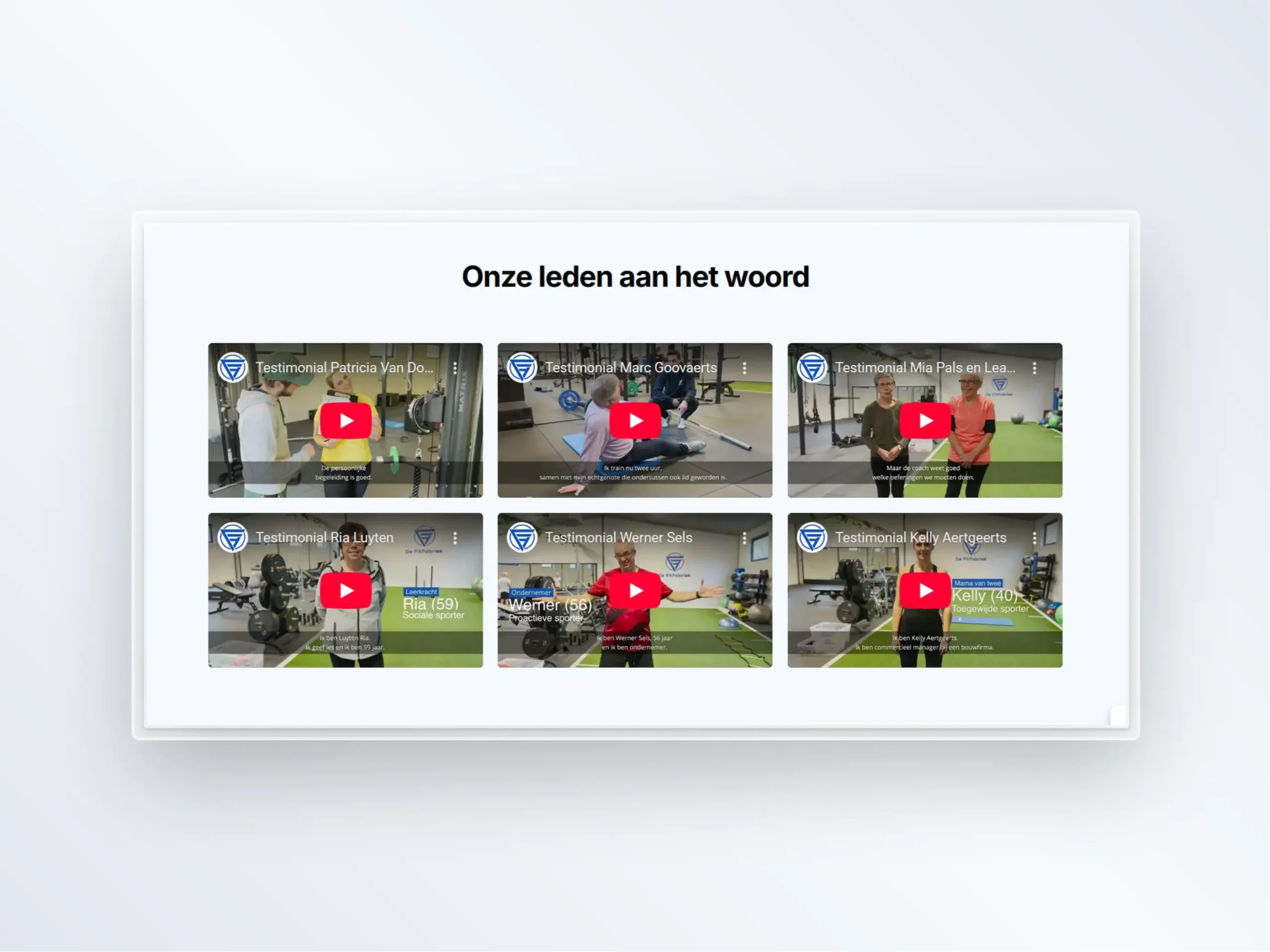 de fitfabriek project