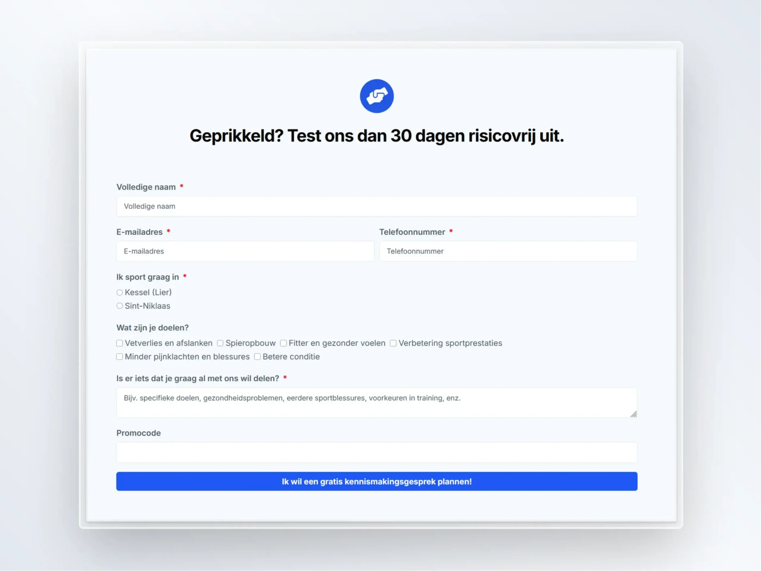 de fitfabriek project